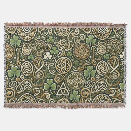 Keltische Bloei Deken (Voorkant)