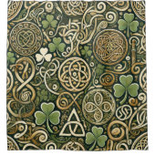 Keltische Bloei Douchegordijn (Voorkant)