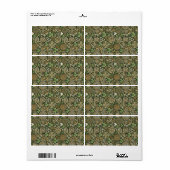 Keltische bloei etiket (Full Sheet)