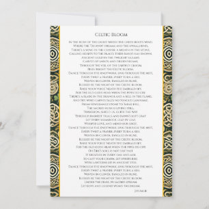 Keltische Bloei Feestdagenkaart