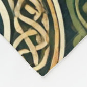 Keltische Bloei Fleece Deken (Hoek)