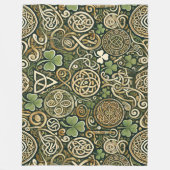 Keltische bloei fleece deken (Voorkant)