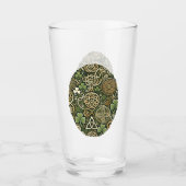Keltische bloei glas (Voorkant)