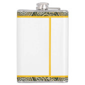 Keltische bloei heupfles (Achterkant)