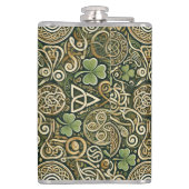 Keltische bloei heupfles (Achterkant)