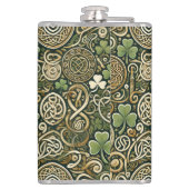 Keltische bloei heupfles (Achterkant)