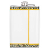 Keltische bloei heupfles (Achterkant)