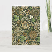 Keltische bloei kaart (Achterkant)
