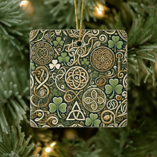 Keltische bloei keramisch ornament (Boom)