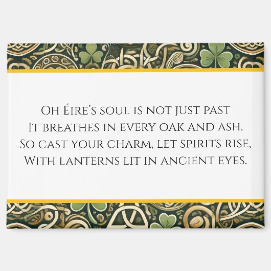 Keltische bloei magneet (Voorkant)