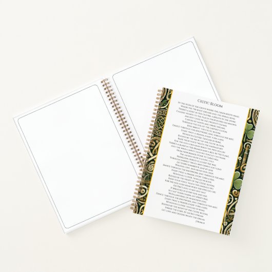 Keltische bloei notitieboek (Binnen)