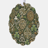 Keltische bloei ornament kaart (Links)
