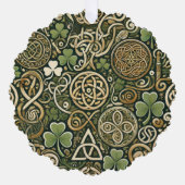 Keltische bloei ornament kaart (Voorkant)