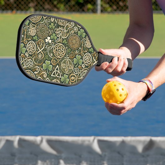 Keltische bloei pickleball paddle (Insitu)