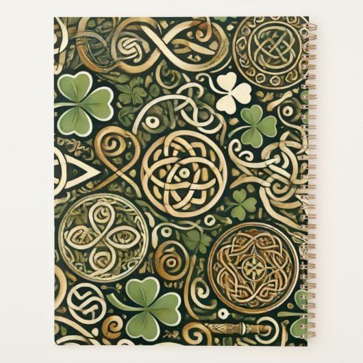 Keltische bloei planner (Achterkant)