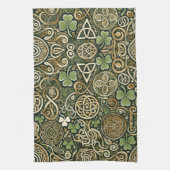 Keltische bloei theedoek (Verticaal)