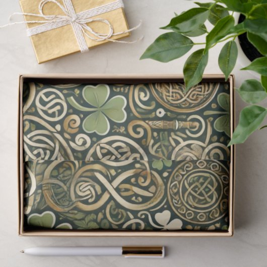 Keltische bloei tissuepapier (Geschenk)