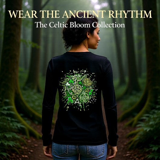 Keltische bloei Tri-Blend shirt