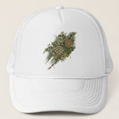 Keltische bloei trucker pet (Voorkant)