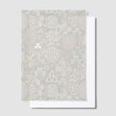Keltische Bloei Vellum Uitnodigingen (Offset)