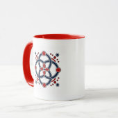 Keltische Bloom-ringen mok (Voorkant links)