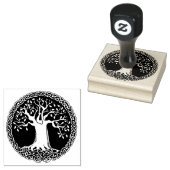 Keltische boom IceFaerie Art origineel ontwerp Rubberstempel (Gestempeld)