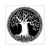 Keltische boom IceFaerie Art origineel ontwerp Rubberstempel (Afrduk)