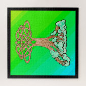 Keltische boom puzzel (Horizontaal)