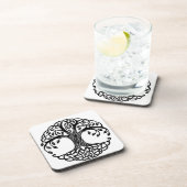 Keltische boom van het leven bier onderzetter (Rechterzijde)