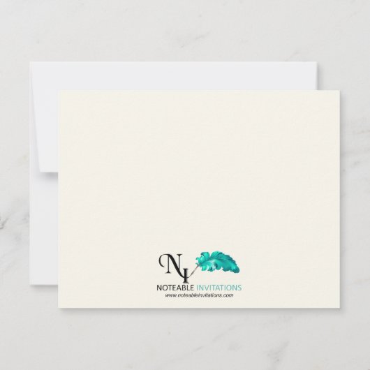 Keltische boom van het leven goud Save the Date (Achterkant)