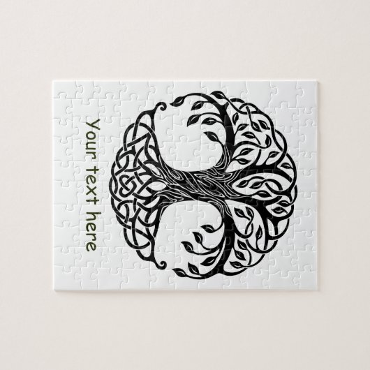 Keltische boom van het leven legpuzzel (Horizontaal)