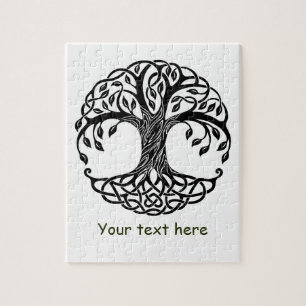 Keltische boom van het leven legpuzzel