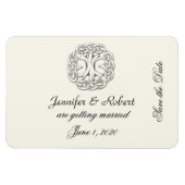 Keltische Boom van het Leven sparen de Datum Magneet (Horizontaal)