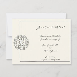 Keltische Boom van het Leven sparen de Datum Save The Date