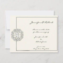 Keltische Boom van het Leven sparen de Datum Save The Date