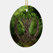 Keltische boom van leven keramisch ornament (Rechts)