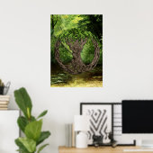 Keltische boom van leven poster (Thuiskantoor)