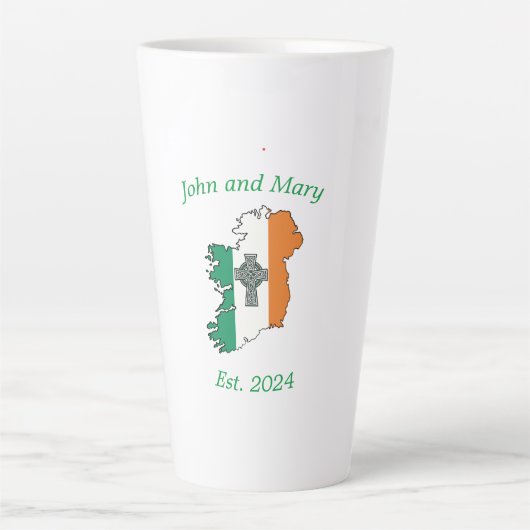 Keltische bruiloft latte Mok (Voorkant)