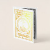 Keltische bruiloft uitnodiging met Claddagh en Fol (Voorkant)