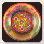 Keltische bubbel bier onderzetter (Voorkant)