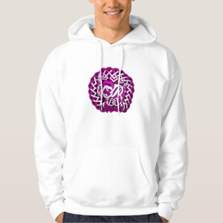 Keltische Buffels/Bizon, roze Hoodie