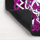 Keltische Buffels/Bizon, roze Muismat (Hoek)