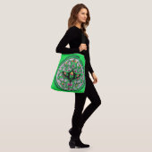 Keltische cartouche crossbody tas (Op model)