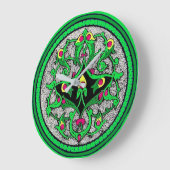 Keltische cartouche grote klok (Hoek)
