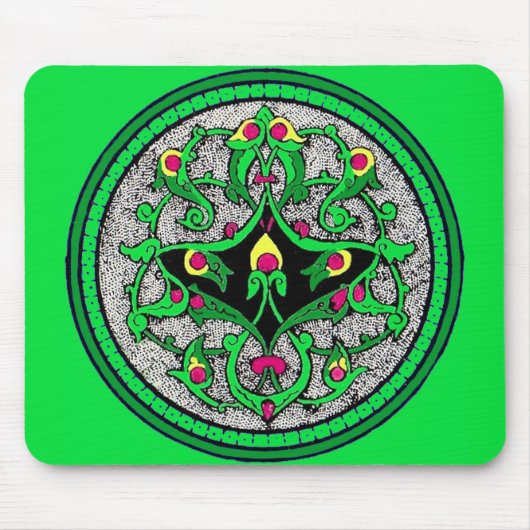 Keltische cartouche muismat (Voorkant)