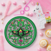 Keltische cartouche papieren bordje (Feest)