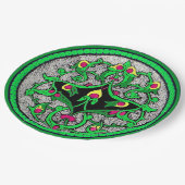 Keltische cartouche papieren bordje (Gekanteld)