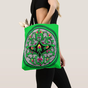 Keltische cartouche tote bag