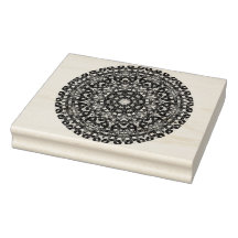 Keltische cirkel medaillon rubberen stempel