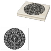 Keltische cirkel medaillon rubberen stempel (Gestempeld)